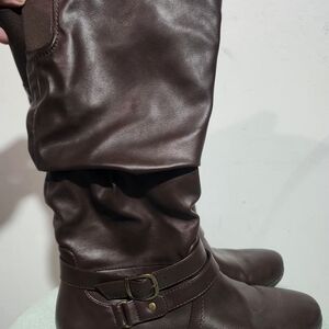 Brown Leather Women's Boots